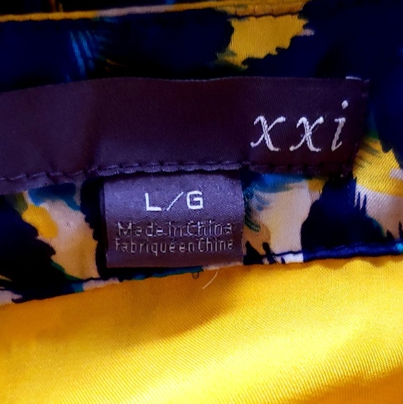 Forever21 Ruffled Abstract Leopard Print Dress - L - Picture 4 of 4